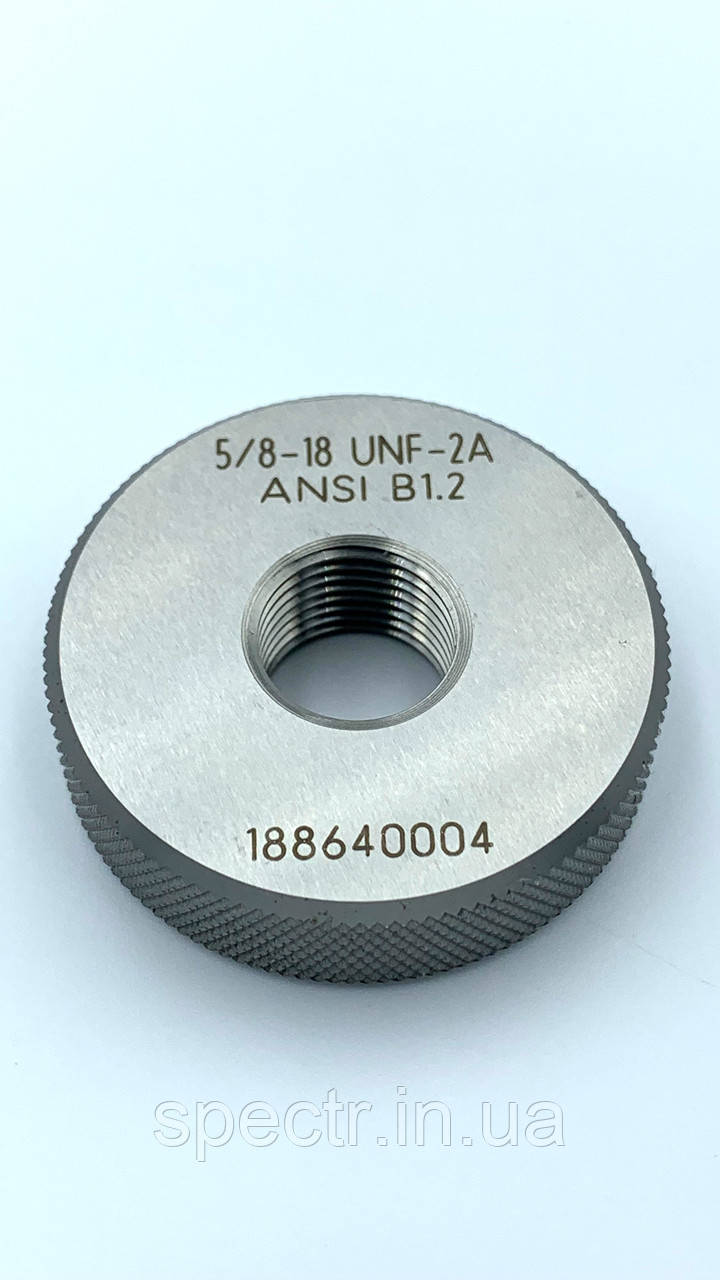 КалІбр-кільце UNF 5/8 DIN2285 ПРОХІД JBO
