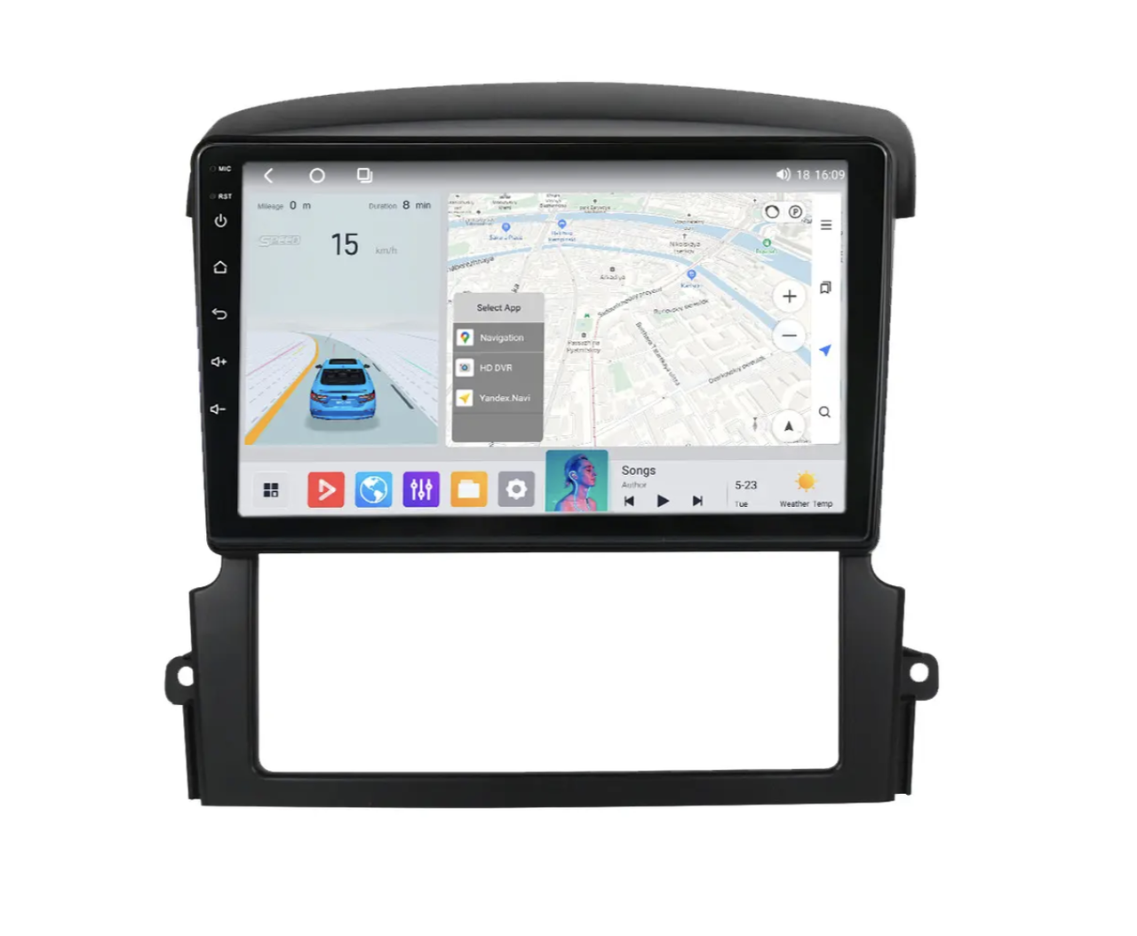 Магнітола для Kia Sorento 2006-2009 (4/64 ГБ) на Android | QLED-екран, GPS, Bluetooth та 4G