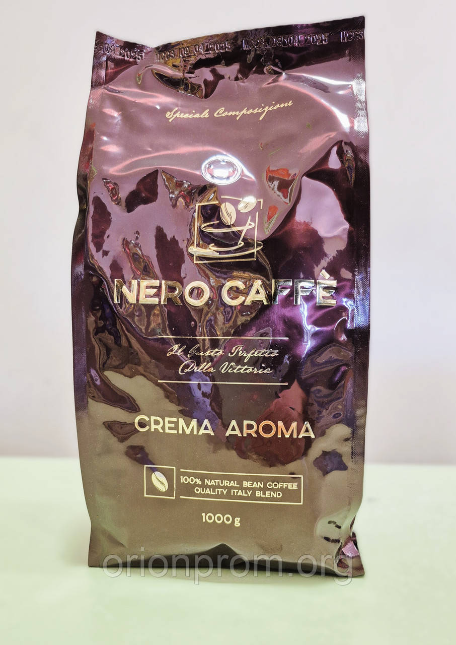 Кава Nero Caffe Crema Aroma 1 кг зернова, фото 1
