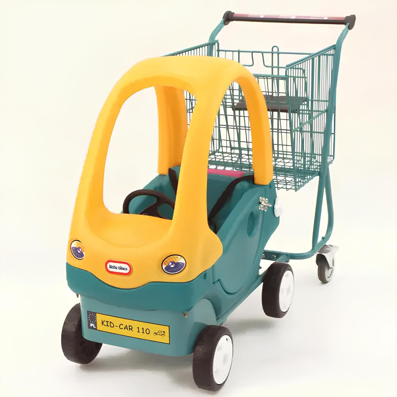 Б/В Візок для супермаркету з дитячою машинкою DAMIX KID-CAR 110 S