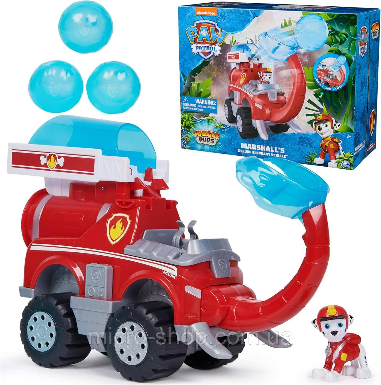 Щенячий патруль Пожежна машина Слон Маршала PAW Patrol Jungle Pups Marshall Elephant Firetruck