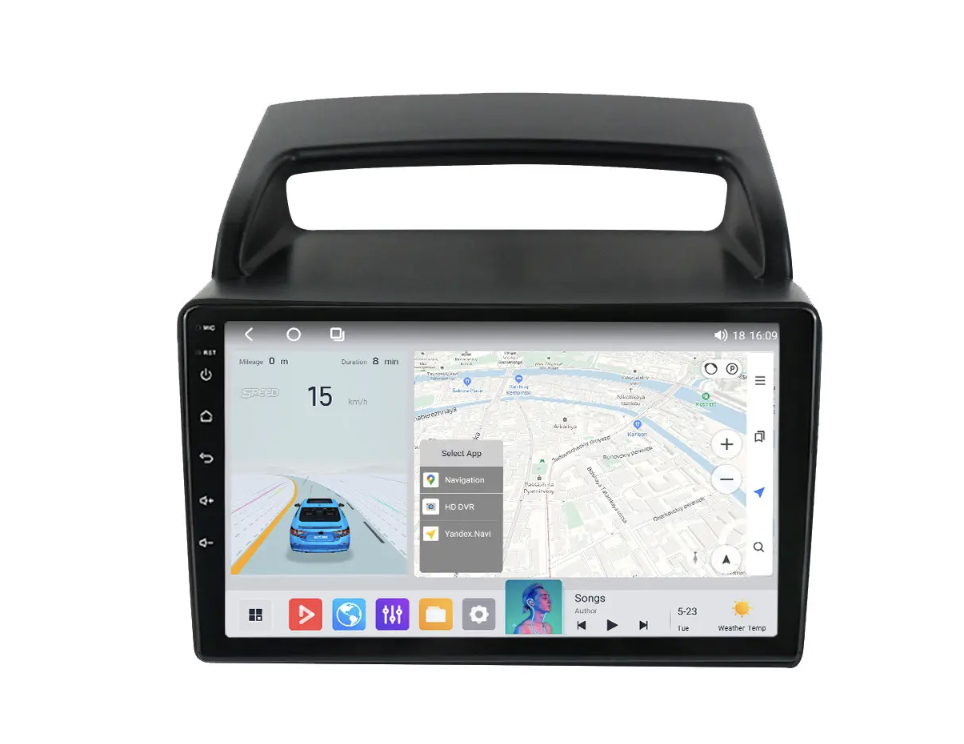 Магнітола для Kia Carnival VQ 2006-2016 (4/64 ГБ) на Android | QLED-екран, GPS, Bluetooth та 4G
