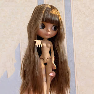 Шарнірна лялька Блайз Blythe 30 см. 4 кольори очей, каштанове волосся, фото 3