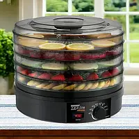 Сушарка для овочів і фруктів електрична Zepline ZP-029 сушарка дегідратор 5 ярусів піддонів 800 Вт