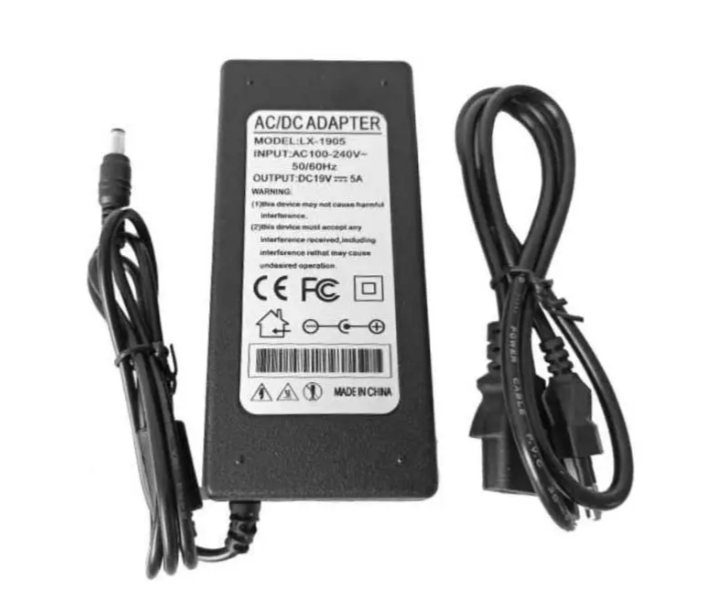 Блок живлення 19 V 5 A, імпульсний стабілізований 5.5/2.5