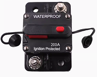 Запобіжник 12V 24V 48V 200A DC автомат Waterproof перемикач для акумулятора інвертора RCB-200A-W