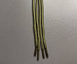 Шнурки круглі для тактичного взуття 150 см Хакі, фото 2