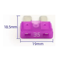 Запобіжник авто 19мм 5А, фото 3