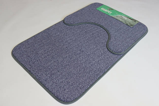 Набір килимків для ванної та туалету 50x80см 40x50cм Prima 2459/blue-grey, фото 1