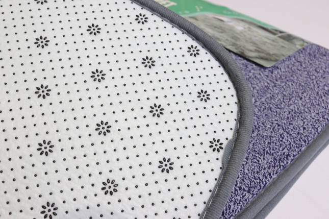 Набір килимків для ванної та туалету 50x80см 40x50cм Prima 2459/blue-grey, фото 3