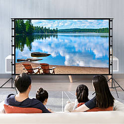 Екран для проектора 120 дюймів з кронштейном 16:9 для домашнього кінотеатру