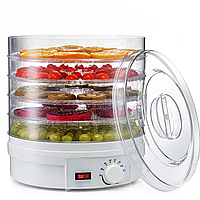 Сушарка для овочів і фруктів електрична ROYALS дегідратор 5 ярусів піддонів із терморегулятором 800 Вт