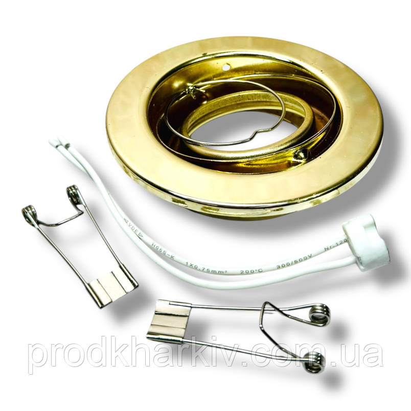 Точковий світильник (корпус-золотий) 6 шт., фото 1