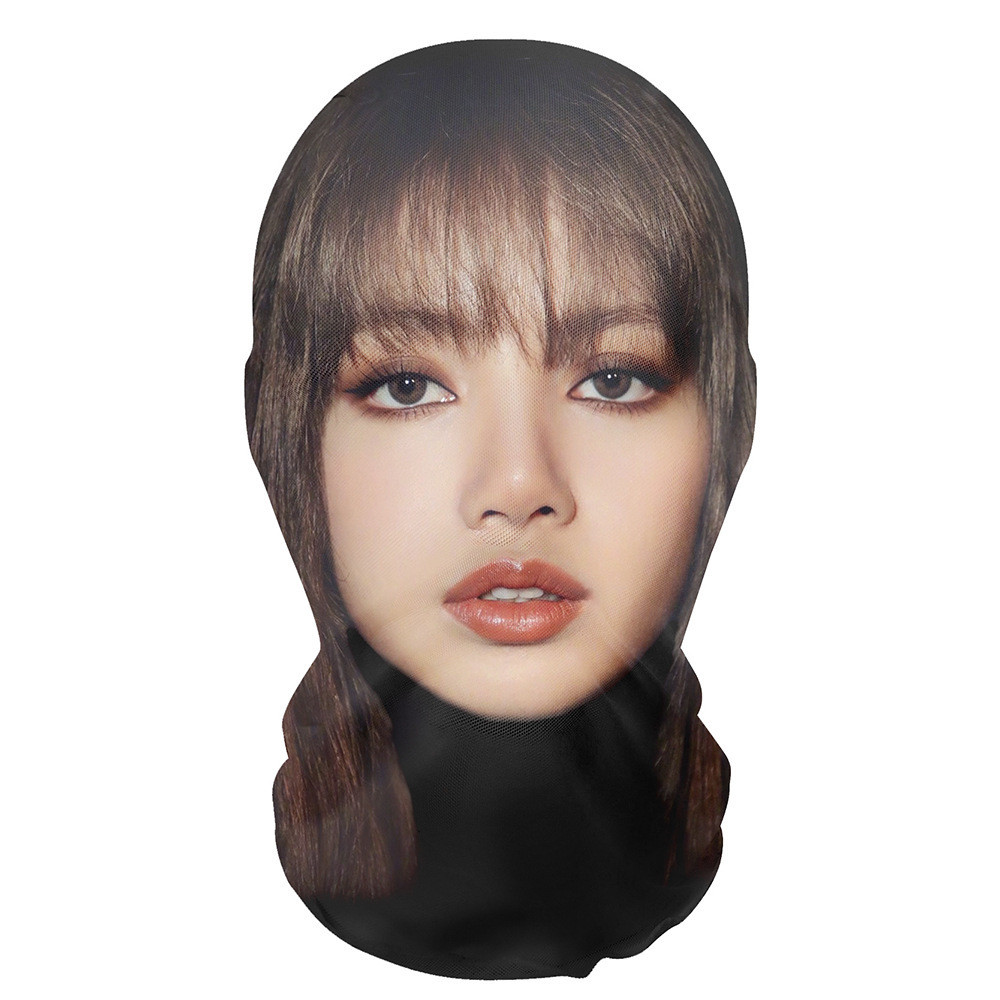 Повнолицева маска прикол з 3D-друком Face Mask Simulation Model 12