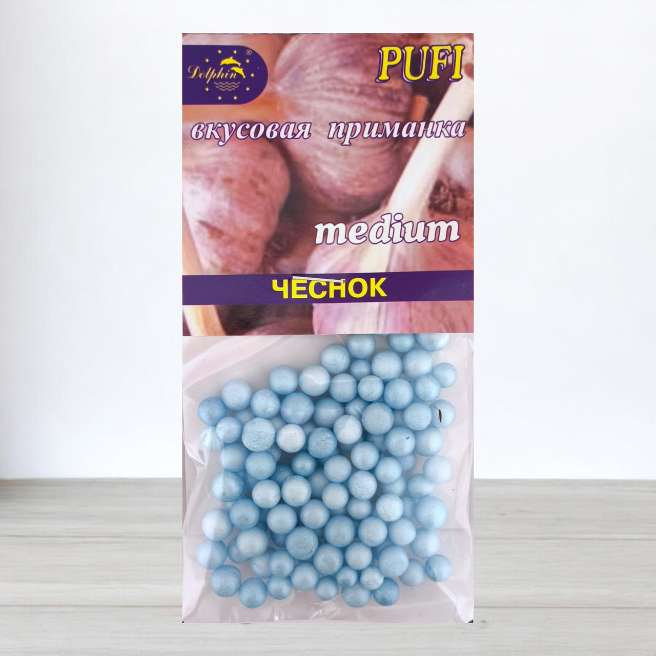 Пінопластова наживка Dolphin Pufi Міді, 6мм, Часник, фото 1