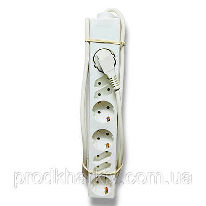 Мережевий подовжувач на 7 розеток, фото 4