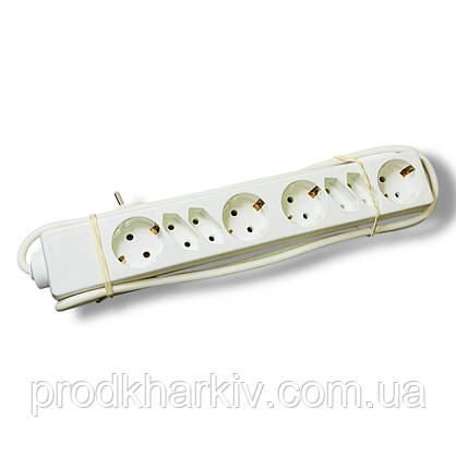 Мережевий подовжувач на 7 розеток, фото 5