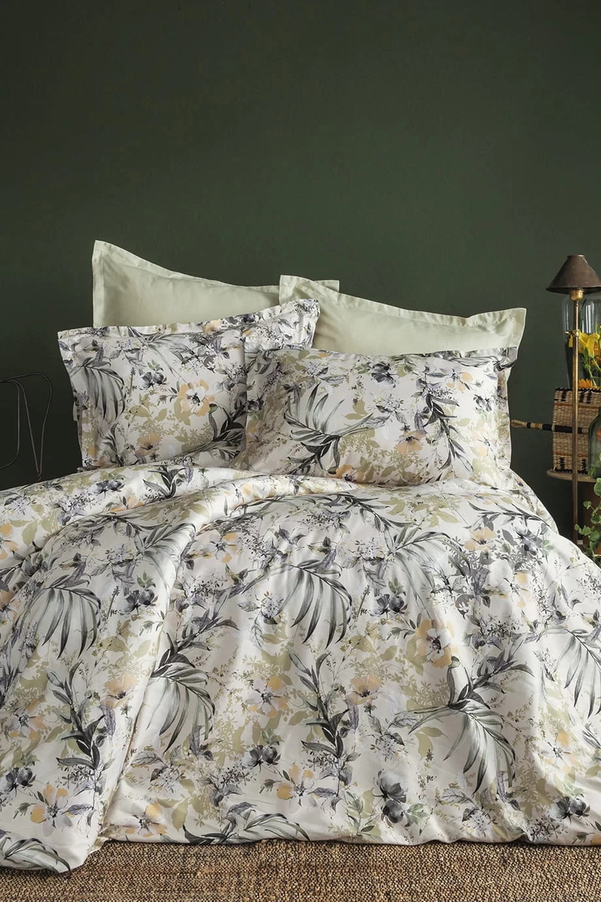 Комплект постільної білизни Issimo Digital Satin 300 TC 200х220 см Fresco