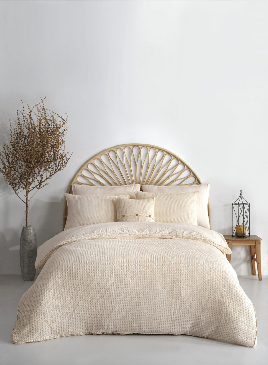 Постільна білизна Limasso Bassin 200 х 220 см Akdeniz Krem, фото 1