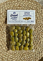 Оливки зелені з кісточкою 250г Greek Product, Греція