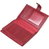 Стильна обкладинка на документи для жінок з натуральної шкіри ST Leather 23117 Бордовий, фото 7