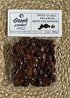 Оливки вʼялені "Каламата" з кісточкою 250г Greek Product, Греція