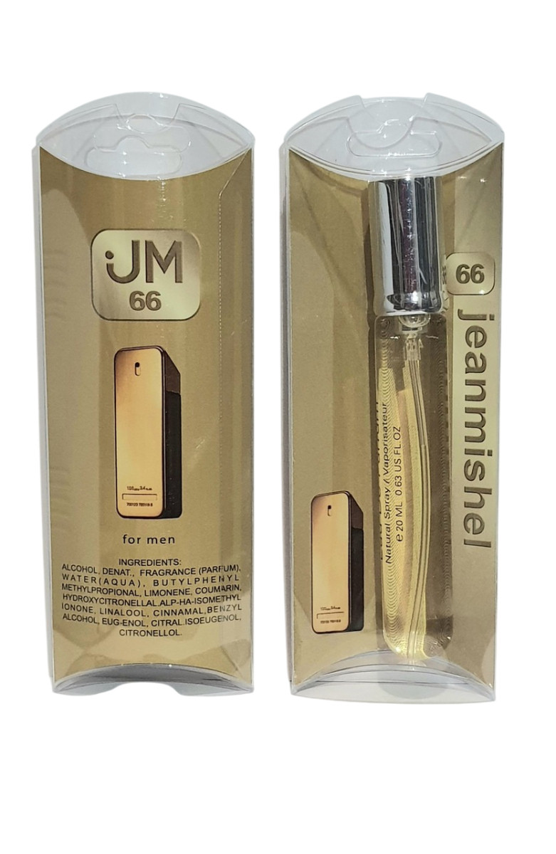 Чоловічий деревний парфум JeanMishel 66 Paco Rabanne 1 Million 20ml