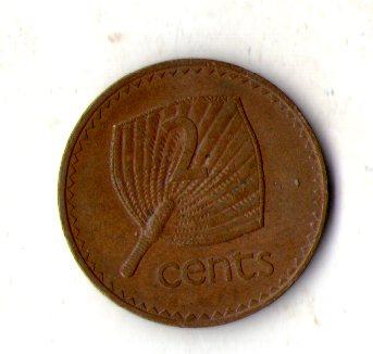 Фіджі › Королева Єлизавета II 2 центи 1969 рік №1991