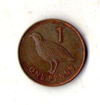 Гіблартар 1 пенні, 2012-2013 Сталь з мідним покриттям, 3.56g, ø 20.32mm №1993
