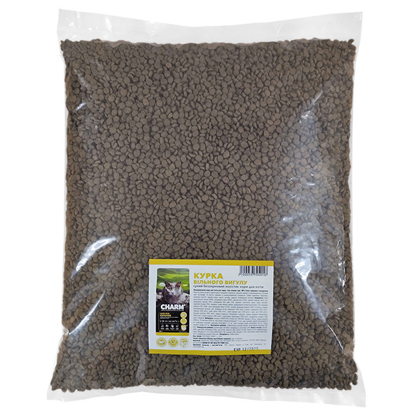 Сухий корм Charm Cage-Free Chicken для котів із куркою (поліетилен), 4 кг