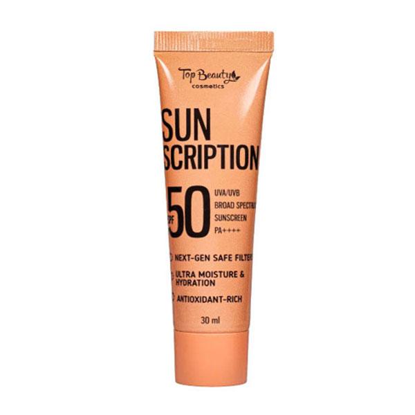 Крем сонцезахисний для обличчя SPF 50 PA++++ Top Beauty 30 мл