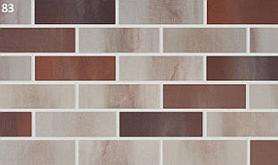 Гнучкий Клінкер на склосітці Elastoclin Кольори ПРАЙМ PRIME №83 з захисною плівкою для монтажу