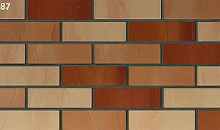 Гнучкий Клінкер на склосітці Elastoclin Кольори ПРАЙМ PRIME №87 з захисною плівкою для монтажу