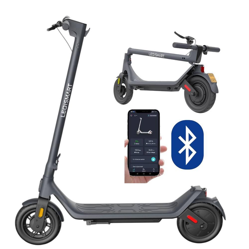 Потужний електросамокат LEQISMART A11, 30 км на одному заряді, 350W, 10" з додатком для міських поїздок аписати 20 ключових слів