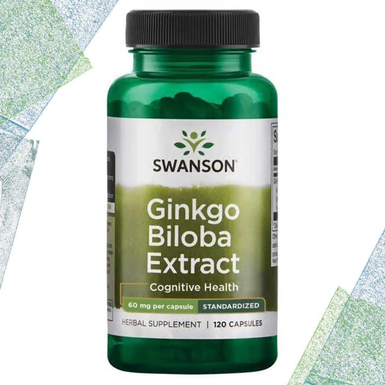 Гінкго Білоба Swanson Ginkgo Biloba Extract 60 мг 120 капсул