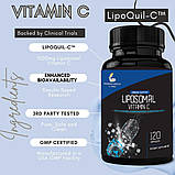 Ліпосомальний вітамін C Research Labs Liposomal Vitamin C 1000 мг на порцію 120 капсул, фото 4