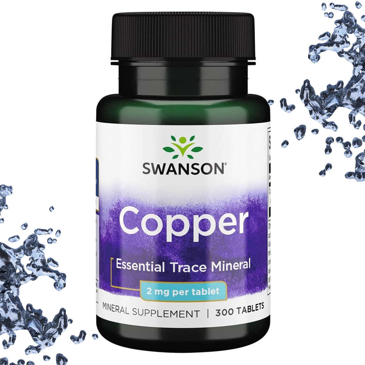 Мідь Swanson Copper 2 мг 300 таблеток