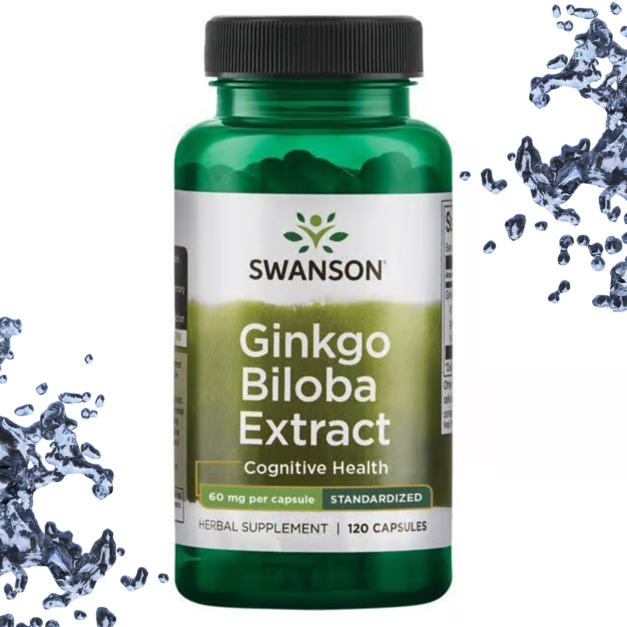 Гінкго Білоба Swanson Ginkgo Biloba Extract 60 мг 120 капсул