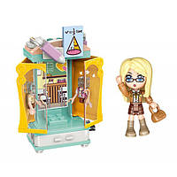 Дитячий конструктор Дівчинка з кімнатою Bambi 34012 з аксесуарами Школяра