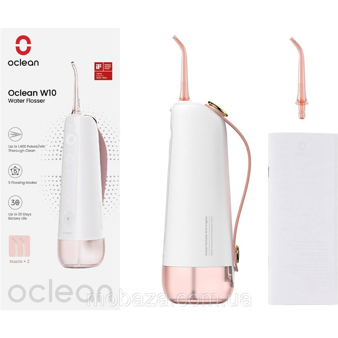 Іригатор Oclean W10 Pink