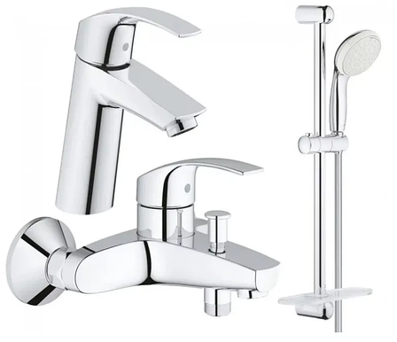 Набір змішувачів Grohe Eurosmart M-Size для ванної (123246M), фото 1