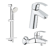 Комплект змішувачів для ванної кімнати Grohe Eurosmart New (UA123246M0)