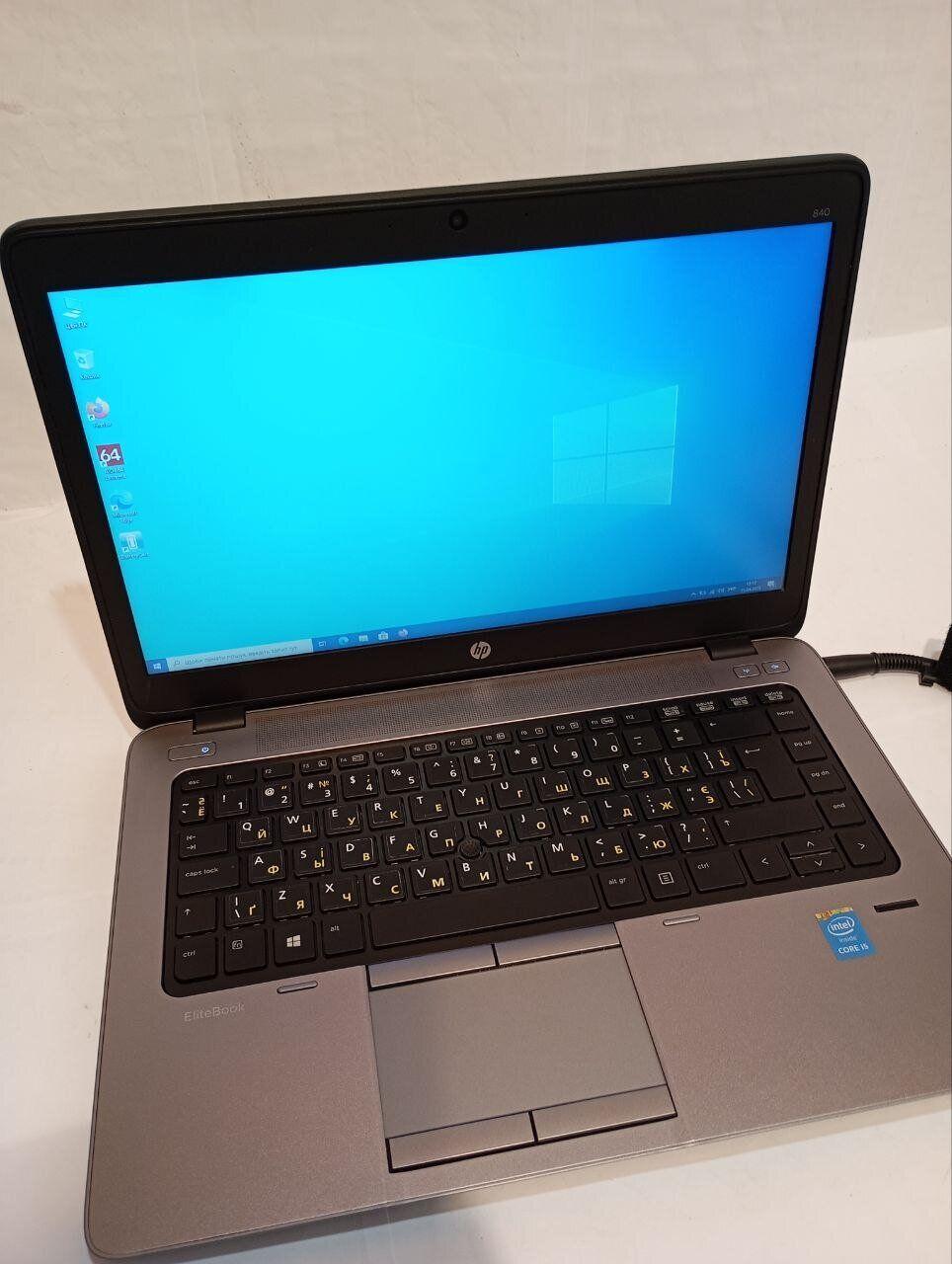 Б/в Ультрабук Б-клас HP EliteBook 840 G1 14" 1366x768| Core i5-4210U| 8 GB RAM| 120 GB SSD| HD 4400| Без АКБ