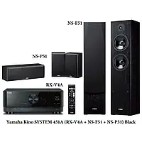Домашній кінотеатр Yamaha Kino SYSTEM 451A (RX-V4A + NS-F51 + NS-P51) Black