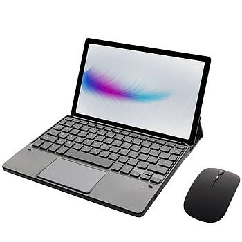 Клавіатура-підставка бездротова Smart Keyboard + Мишка для Hotwav Pad 8 Ukr+Eng Black