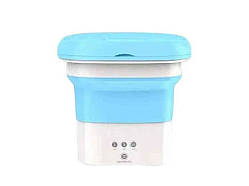 Пральна машина 1,5кг Портативна 7л від мережі синя 27378 ТМ GERLAX