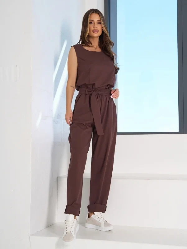 Костюми ISSA PLUS 15102 S коричневі, фото 1