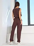 Костюми ISSA PLUS 15102 S коричневі, фото 3
