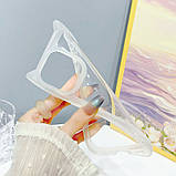 Чохол TPU Cat для Apple iPhone 15 Pro Max (6.7") Transparent, фото 3
