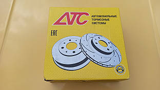 Диск переднього гальма 2108, 2109, 21099 з виточкою та перфорацією